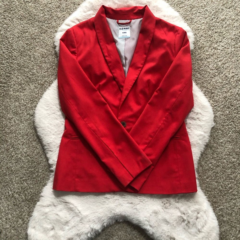Old Navy Red Blazer